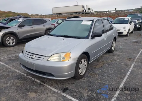 2003 Honda Civic Lx z USA, uszkodzony, nr VIN 2HGES16553H611586